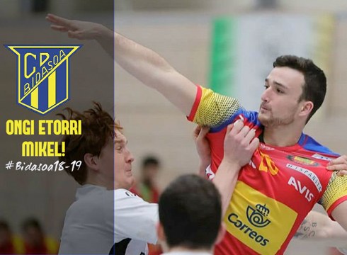 Mikel Zabala eskubaloi jokalariak Irungo Bidasoa taldearekin fitxatu du
