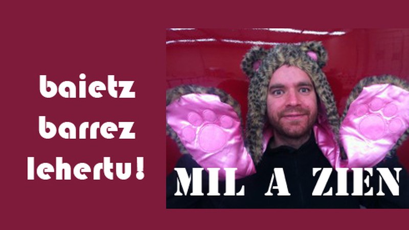 "Mil a zien" bakarrizketa gaur 19:00etan