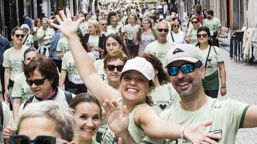 Minbiziaren Aurkako Martxa egingo da Eibarko kaleetatik ekainaren 7an