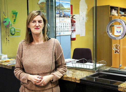 MIREN VALERO (Eibarko ONCEko zuzendaria): “Gizartea gure tokian jarri beharko litzateke gure arazoak ulertzeko”