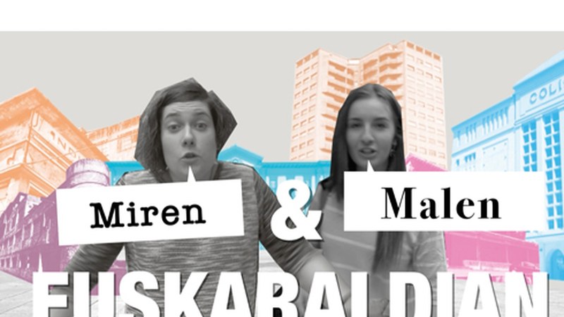 Dagoeneko ikusgai dago "Miren&Malen Euskaraldian" bideoblogaren lehen bideoa