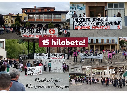 Mobilizazioak egin ziren atzo Zaldibarko zabortegia amildu zenetik 15 hilabete betetzean