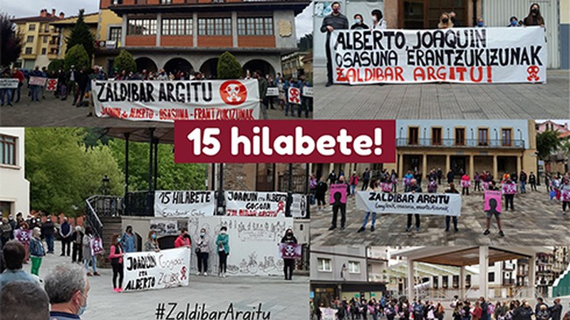 Mobilizazioak egin ziren atzo Zaldibarko zabortegia amildu zenetik 15 hilabete betetzean