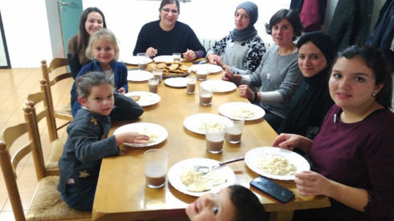 Munduko janari tailerrean banana frijituak eta arepak gaztarekin egin genituen