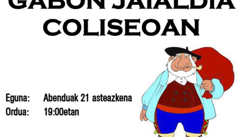 Musika eskolako ikasleek Gabonetako kontzertua emango dute gaur Coliseoan