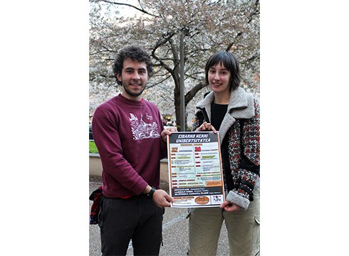 Nahia Martinez eta Julen Mailharin: “Alternatiba bat eraiki nahi duten ikasleak bilduko gara Herri Unibertsitatean”