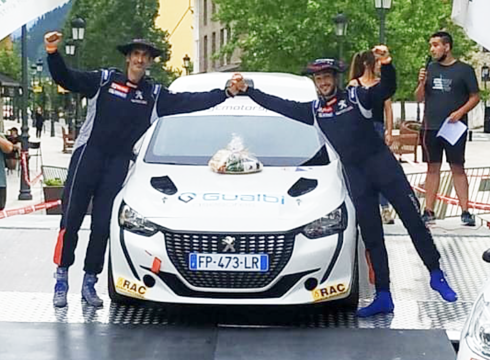 Narbaiza-Etxeberria Escuderia Eibarko bikotea garaile Goilurrak rallyan