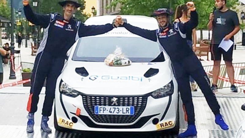 Narbaiza-Etxeberria Escuderia Eibarko bikotea garaile Goilurrak rallyan