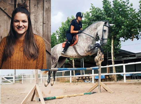 Naroa Kareaga (zaldi-zaletua): “Zaldiarekin jauzi egitea da gehien gustatzen zaidana”