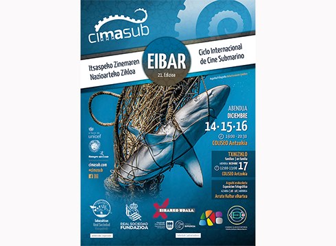 Nazioarteko Itsaspeko Zinema Ziklora aurkeztutako argazki onenen erakusketa zabalduko dute gaur Topalekuan