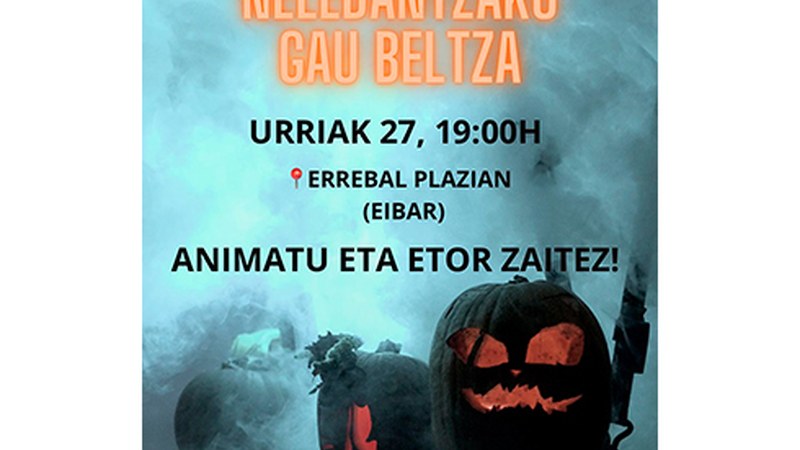Neledantzak Gau Beltza ospatzeko dantza egingo du barixakuan