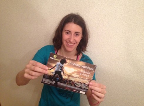 Nerea Blasco, zumba irakaslea: "Edozeinek dantzan egiteko koreografiak egingo ditugu"