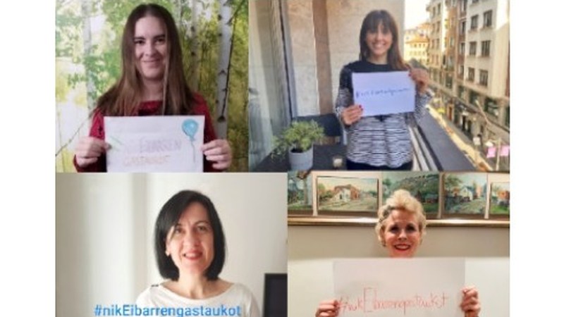 #nikEibarrengastaukot kanpainan gero eta aurpegi gehiago