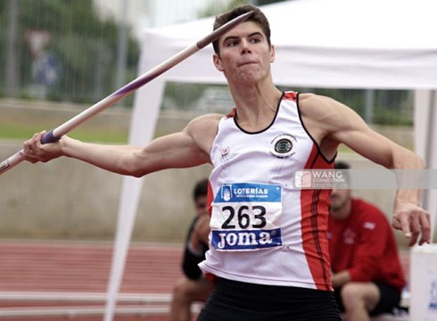 Odei Jainagak jabalina jaurtiketa absolutuaren Espainiako txapela jantzi zuen zapatuan