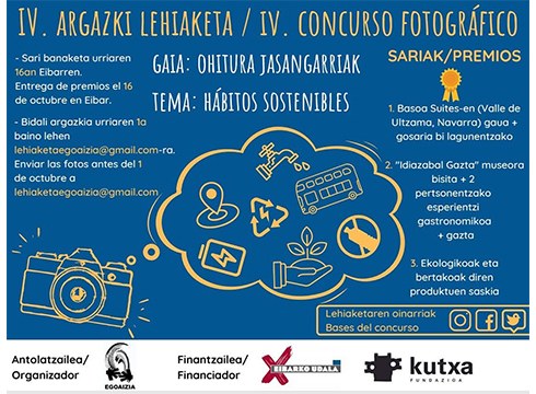 ‘Ohitura jasangarriak’ argazki lehiaketa jarri du martxan Egoaiziak