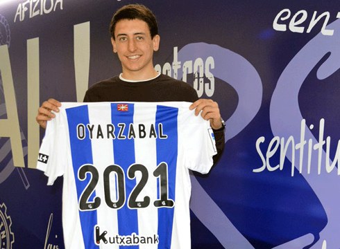 Oiarzabalek beste hiru urterako sinatu du Realarekin