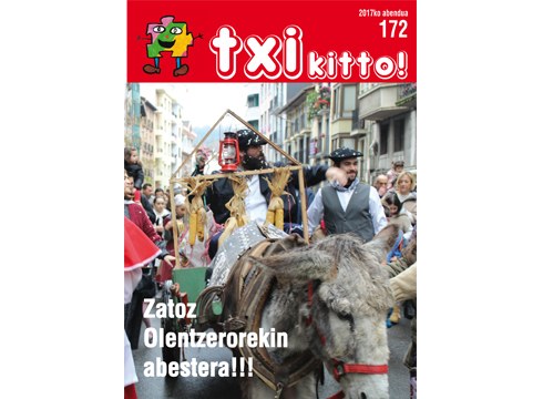 Gabonetarako opariz beteta dator Txikitto! aldikaria