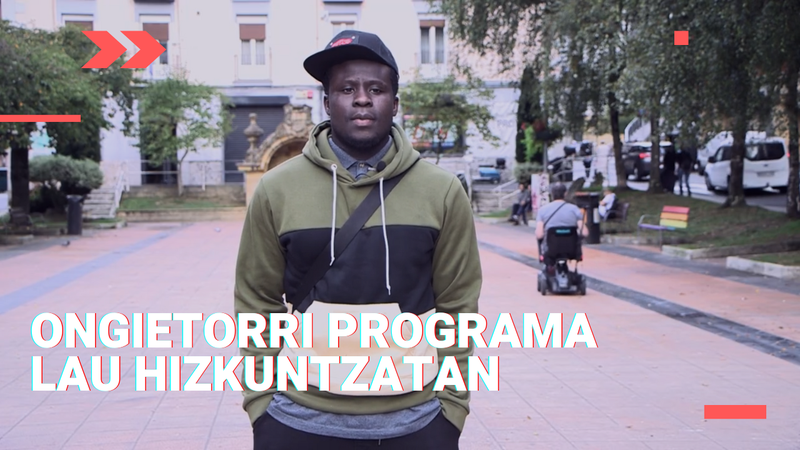 Ongietorriko kideek programa sustatzeko bideoak egin dituzte