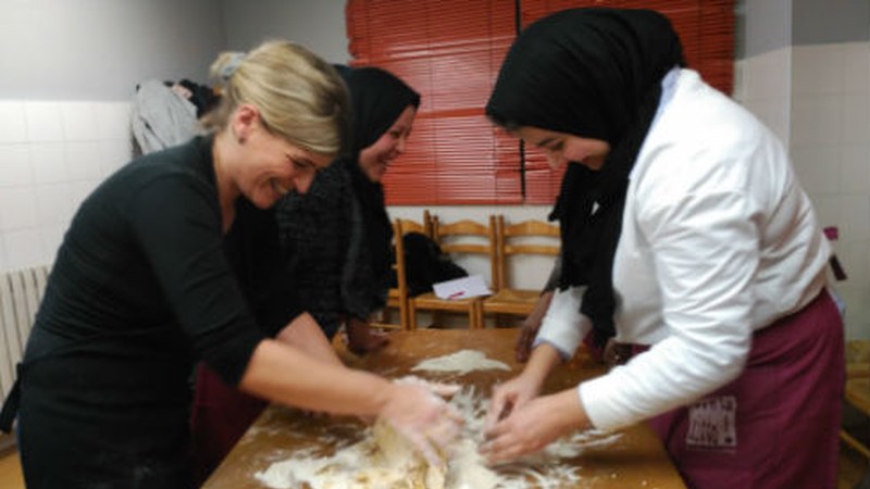 Taldekideak sanblasak egiten