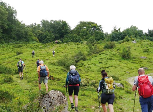 Opakuatik San Romanera joan ziren Deporreko mendizaleak azken txangoan