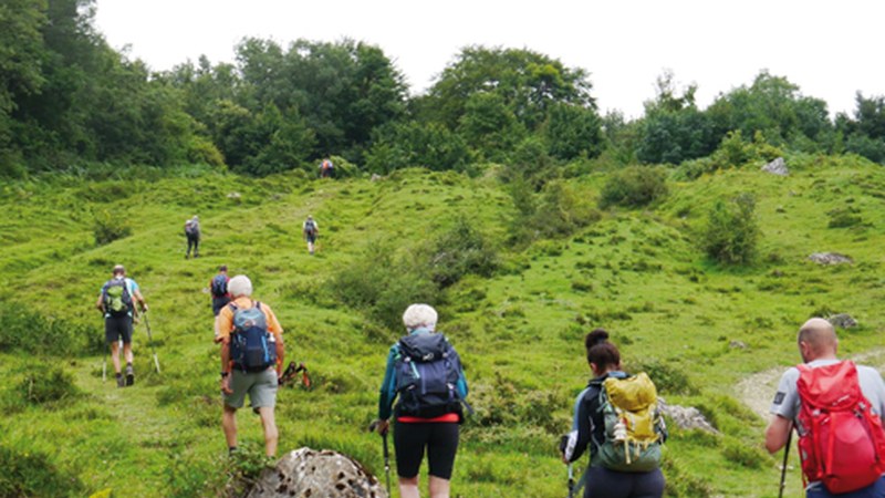 Opakuatik San Romanera joan ziren Deporreko mendizaleak azken txangoan