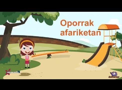 Oporrak Afariketan eta Udan Jolasean prestatzen ari dira