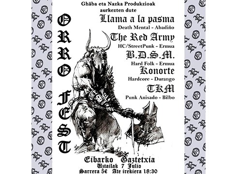 Orro Fest egingo da barixakuan Gaztetxean