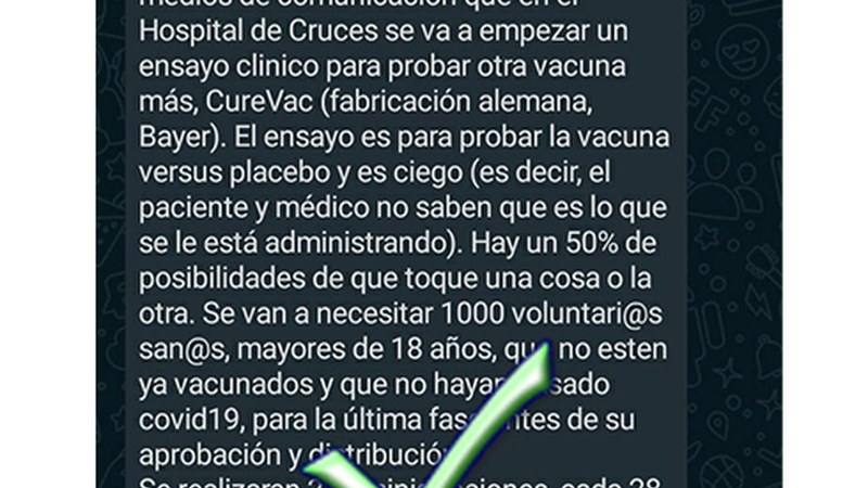Osakidetzak boluntarioak eskatu ditu Curevac txertoa probatzeko