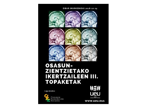 Osasun-zientzietako Ikertzaileen III. Topaketa Markeskuan