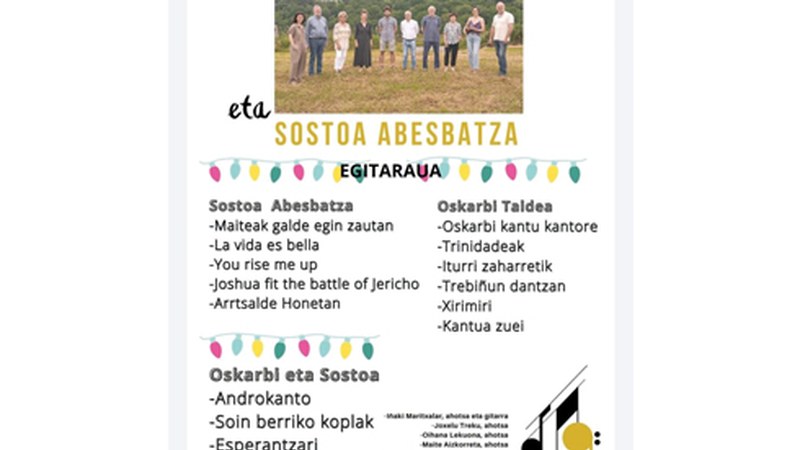 Oskarbi taldea Coliseo antzokira bueltatuko da zapatuan 54 urteren ostean