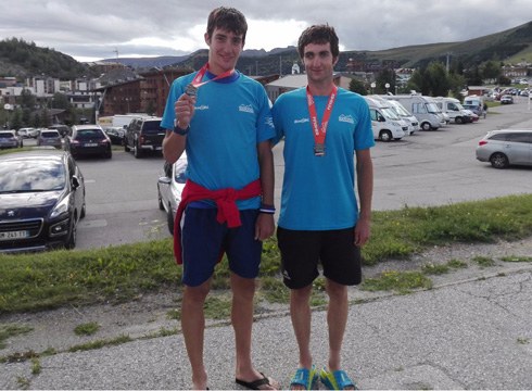 Osorotarren garaipen bikotea neguko triatloiaren Espainiako Kopan