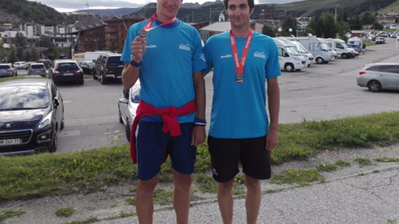 Osorotarren garaipen bikotea neguko triatloiaren Espainiako Kopan