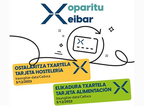 Ostalaritzan eta elikaduran deskontuarekin erosteko Oparitu Eibar txartela saltzen hasi dira