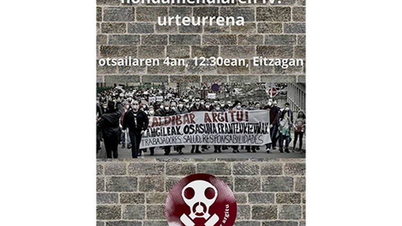 Otsailaren 4rako ekitaldia antolatu du Zaldibar Argituk Eitzagan, hondamendiaren laugarren urteurrenean