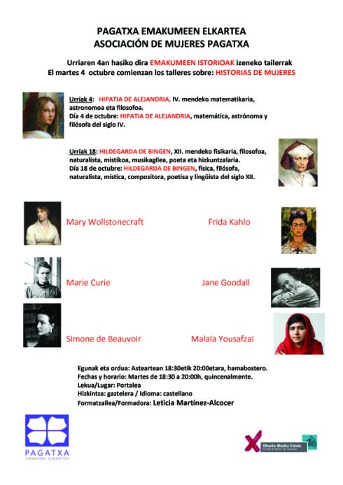 Pagatxa Emakumeen Elkartearen ekintza berriak