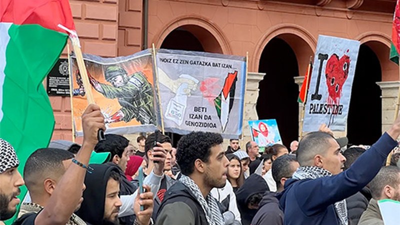 "Palestina aske!" goiburuari jarraituta manifestazioa egingo da gaur 19:00etan