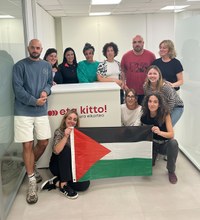 Palestinako herriarekin bat egin nahi izan dute herritar askok baita Eibarren ere Palestinako herriarekin bat egin nahi izan dute herritar askok baita Eibarren ere