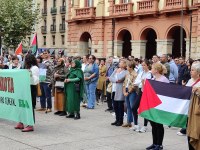 Palestinako herriarekin bat egin nahi izan dute herritar askok Eibarren ere