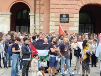 Palestinako herriarekin bat egin nahi izan dute herritar askok Eibarren ere