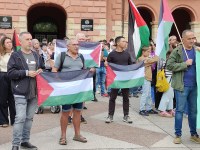 Palestinako herriarekin bat egin nahi izan dute herritar askok Eibarren ere