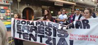 Palestinaren aldeko manifestazio jendetsua egin zen domekan