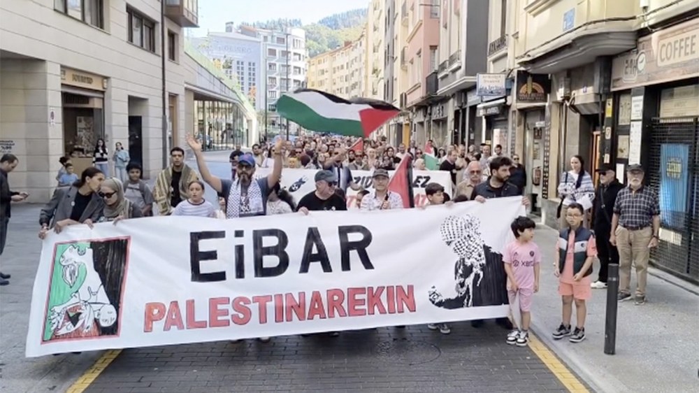 Palestinaren askapena eskatzeko manifestazioa egingo da domekan