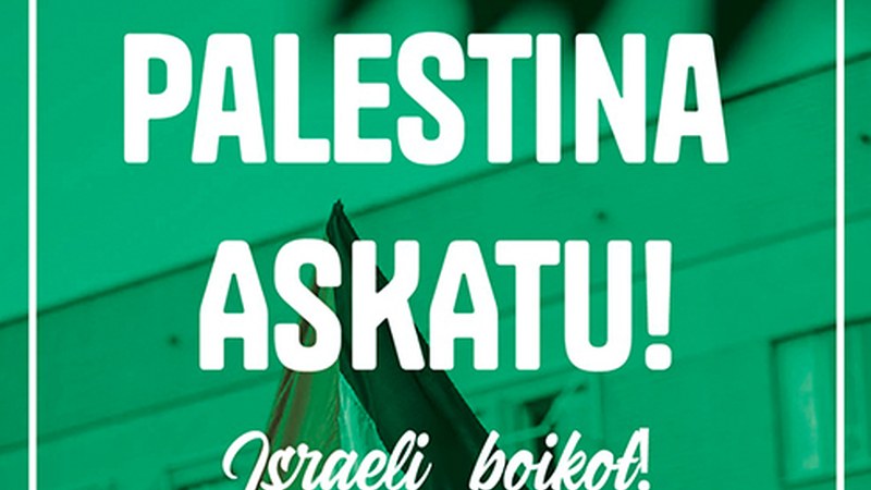 Palestinari babesa erakusteko manifestazioa egingo dute bihar Eibarren