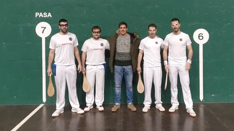 Paleta gomako bikoteak 2. mailara igotzeko bidean