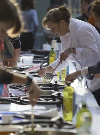 Parte-hartze zabalarekin jokatu da San Andres XXI. eskolarteko Bakailao Lehiaketa Parte-hartze zabalarekin jokatu da San Andres XXI. eskolarteko Bakailao Lehiaketa