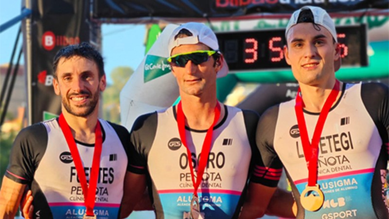 Pello Osoro Bilboko Triatloian irabazle