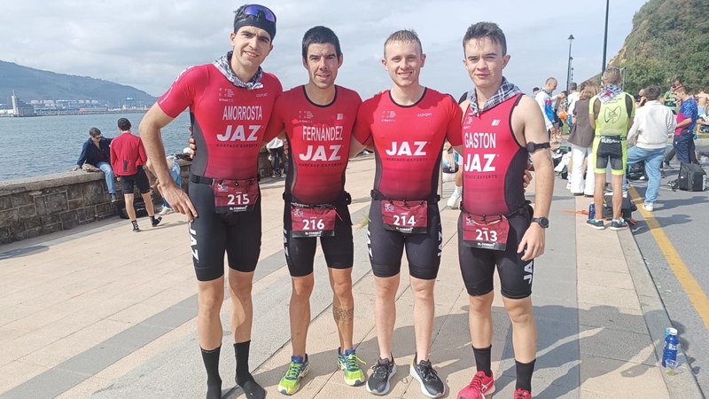 Pello Osoro izan da garaile Getxoko Triatloian