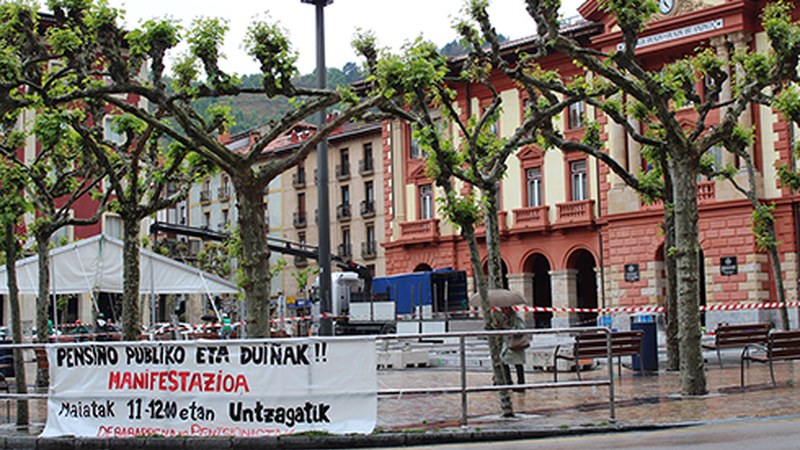 Pentsio duin eta publikoak eskatzeko manifestazioa deitu dute zapatu eguerdirako