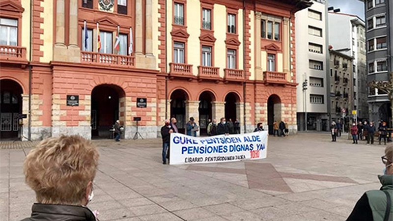 Pentsioen lege-proiektuaren lehen fasearen kontrako manifestazioa egingo da zapatuan