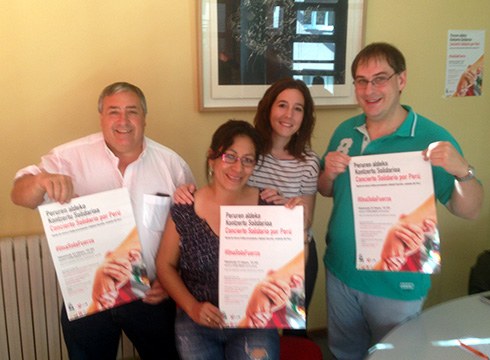 Perun kaltetu direnen alde domekan emango duten kontzertua aurkeztu dute